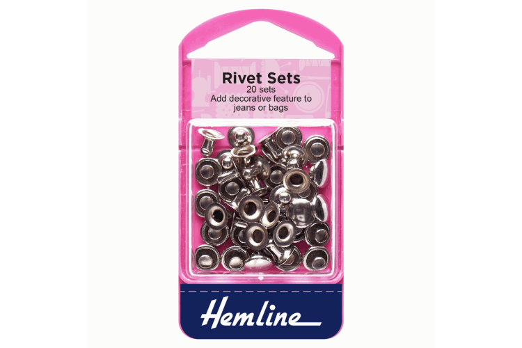 Rivet Kit 7mm Nickel Set of 20