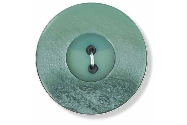 Round Thick Rimmed Button-Glacier-34mm-2 Hole