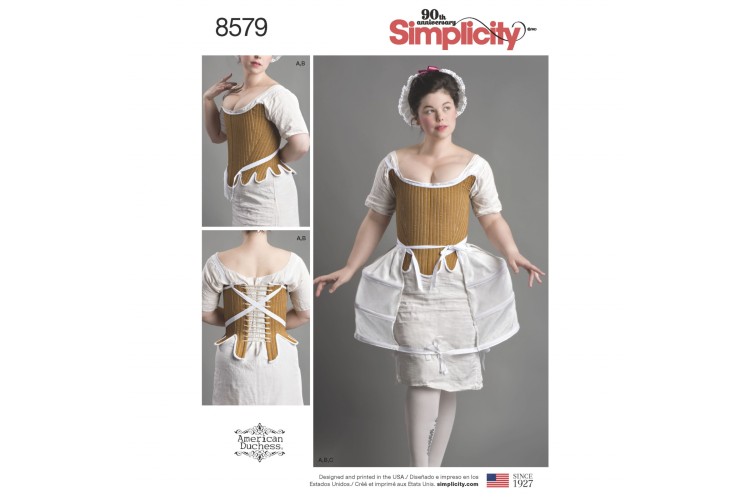 S 8579 Misses' 18th Century Costume