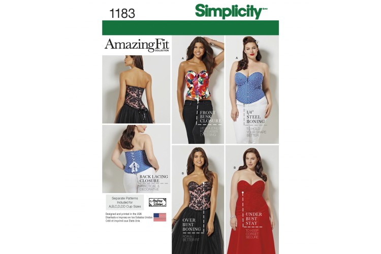 S1183 Misses' and Plus Size Corsets