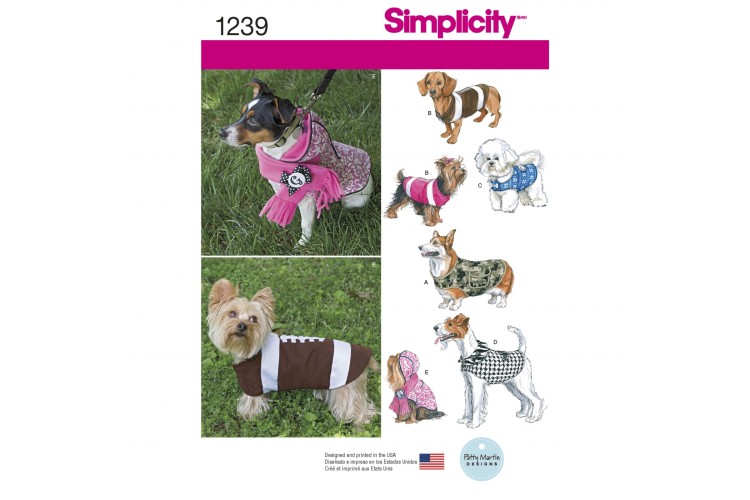 S1239 Dog Coats in Three Sizes