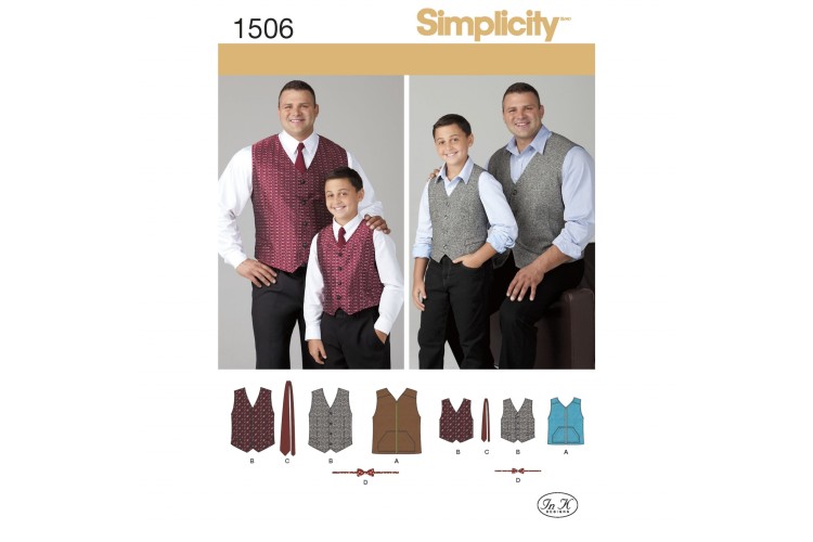 S1506 Boys' and Big and Tall Men's Vests
