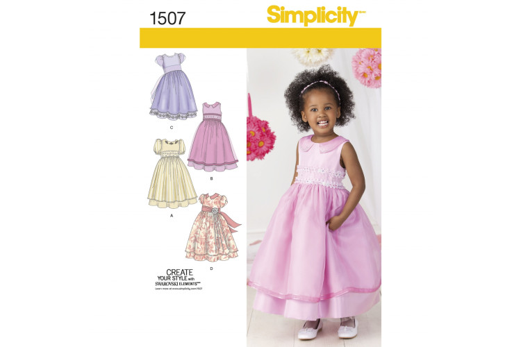 S1507 Toddlers' and Child's Special Occasion Dress