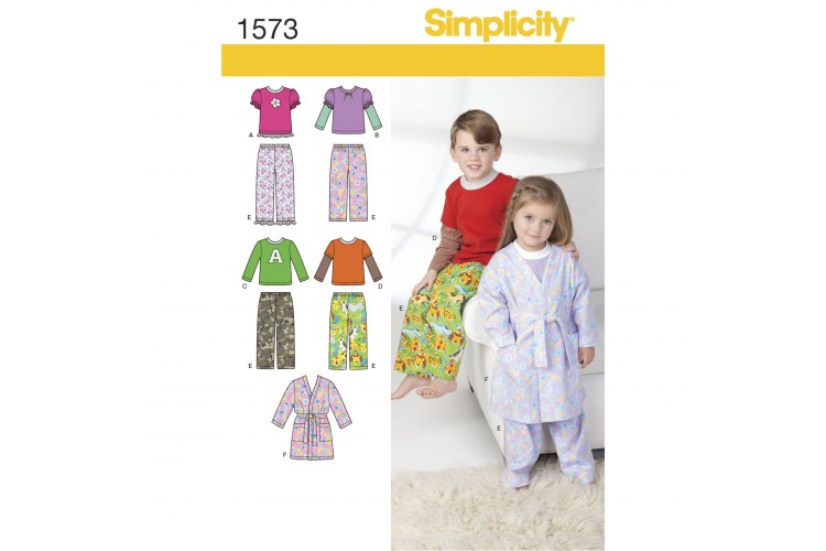 S1573 Toddlers' and Child's Loungewear