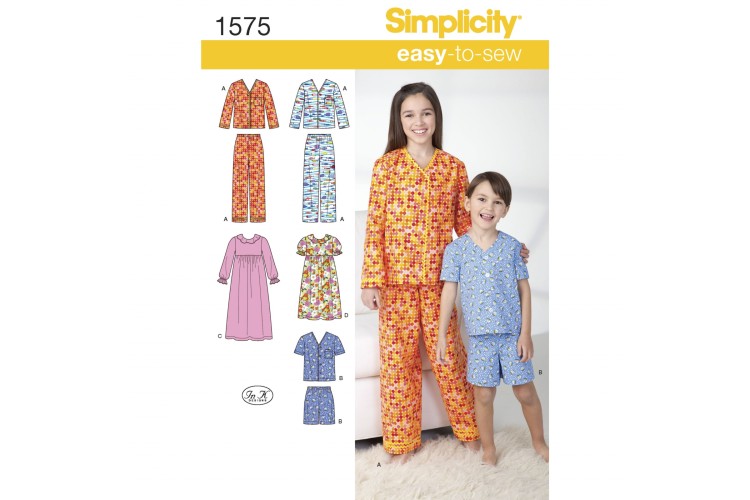 S1575 Child's, Girl's and Boy's Loungewear