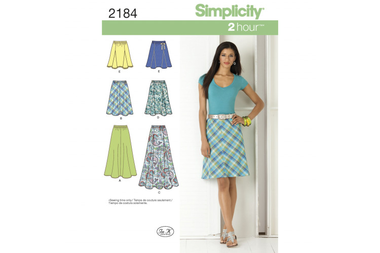 S2184 Misses' Skirts