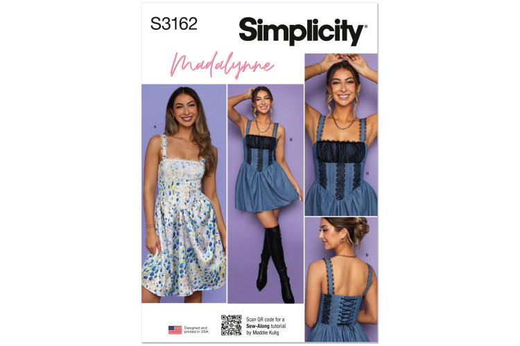 S3162 - Simplicity Sewing Pattern - Misses Dress