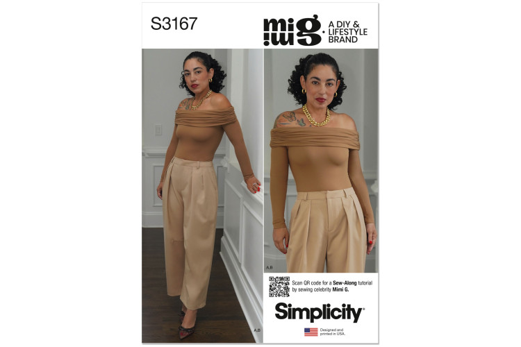 S3167 - Simplicity Sewing Pattern - Misses Casual Wear