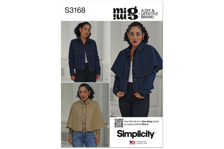 S3168 - Simplicity Sewing Pattern - Misses Jacket