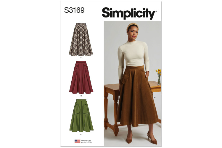 S3169 - Simplicity Sewing Pattern - Misses / Plus Size Skirt / Trousers