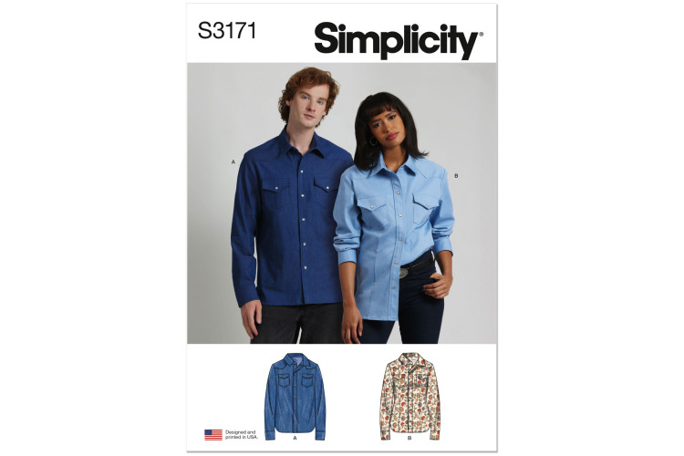S3171 - Simplicity Sewing Pattern - Unisex Top / Vest