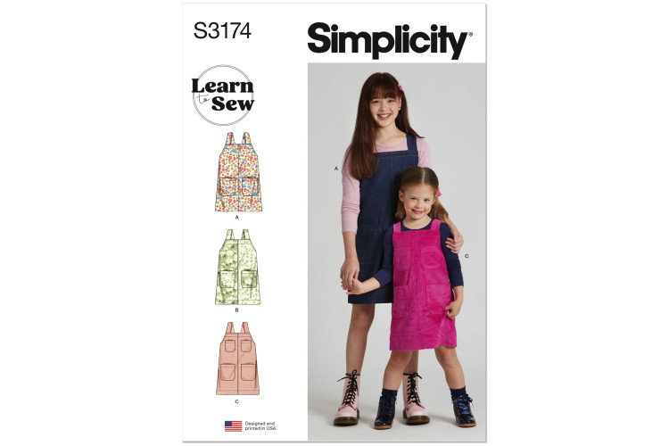 S3174 - Simplicity Sewing Pattern - Child / Girl Dress