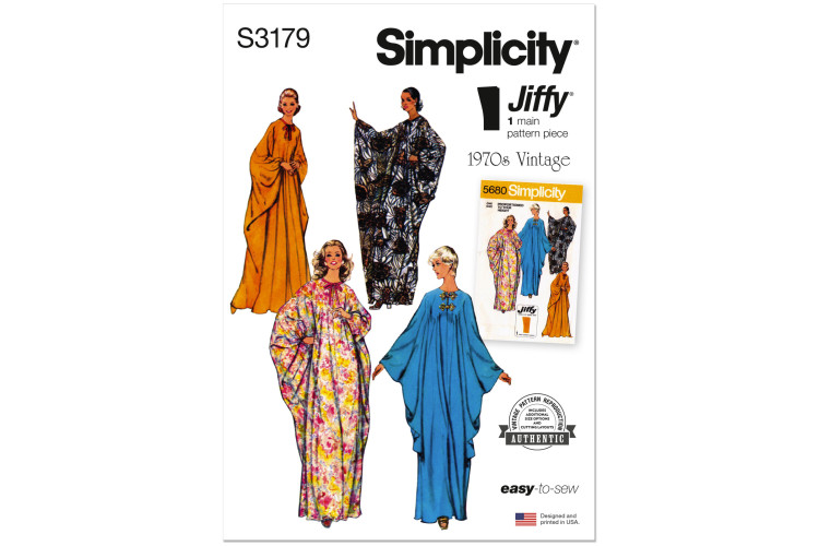 S3179 - Simplicity Sewing Pattern - Misses Dress