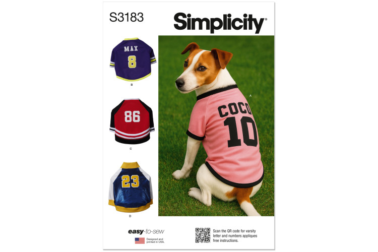 S3183 - Simplicity Sewing Pattern - Pet