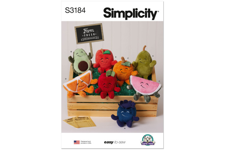 S3184 - Simplicity Sewing Pattern - Stuffed Craft