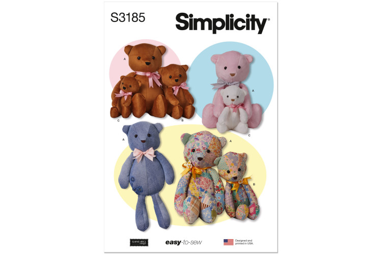 S3185 - Simplicity Sewing Pattern - Stuffed Craft