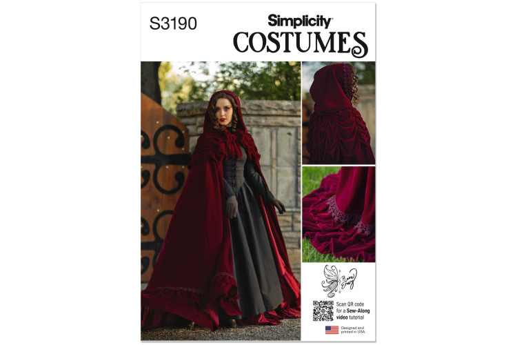 S3190 - Simplicity Sewing Pattern - Misses Costume