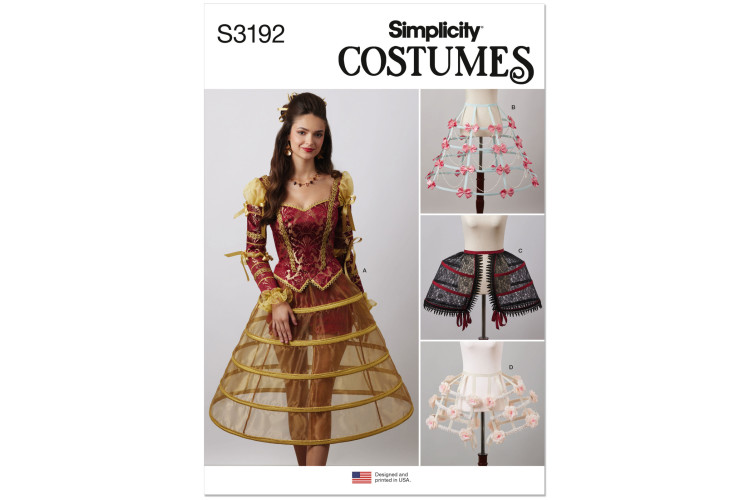 S3192 - Simplicity Sewing Pattern - Misses Costume