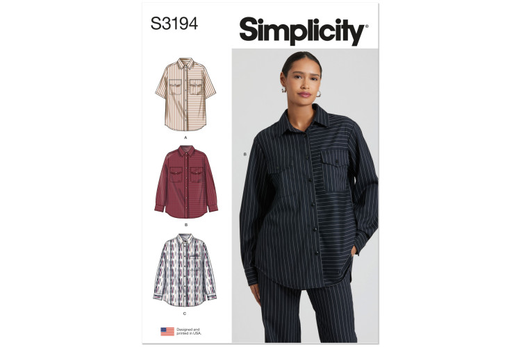 S3194 - Simplicity Sewing Pattern - Misses Top / Vest
