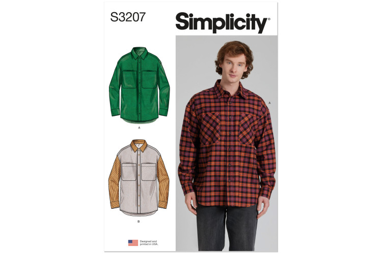 S3207 - Simplicity Sewing Pattern - Men / Boy Top
