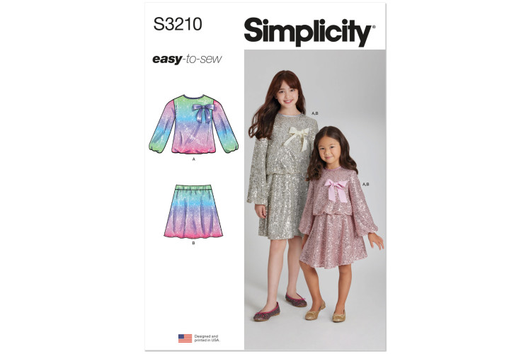 S3210 - Simplicity Sewing Pattern - Child / Girl Dress