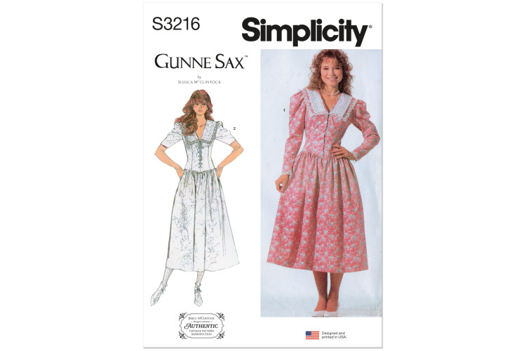 S3216 - Simplicity Sewing Pattern - Misses Dress