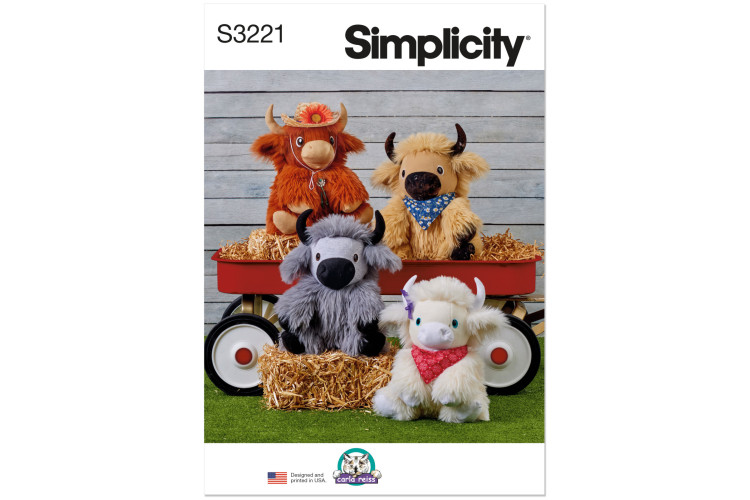 S3221 - Simplicity Sewing Pattern - Stuffed Craft