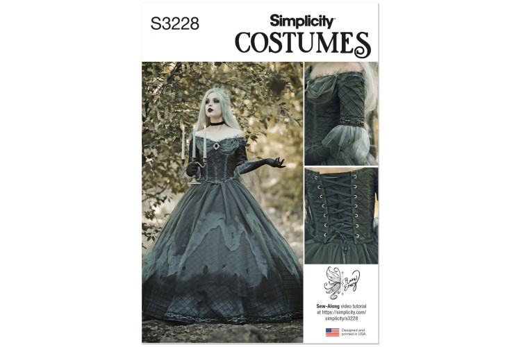 S3228 - Simplicity Sewing Pattern - Misses Costume