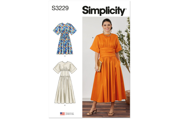 S3229 - Simplicity Sewing Pattern - Misses / Plus Size Dress