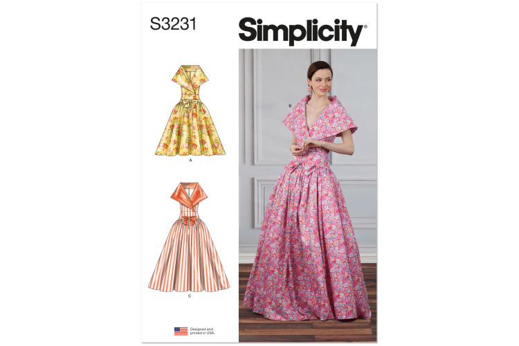 S3231 - Simplicity Sewing Pattern - Misses Special Occasion