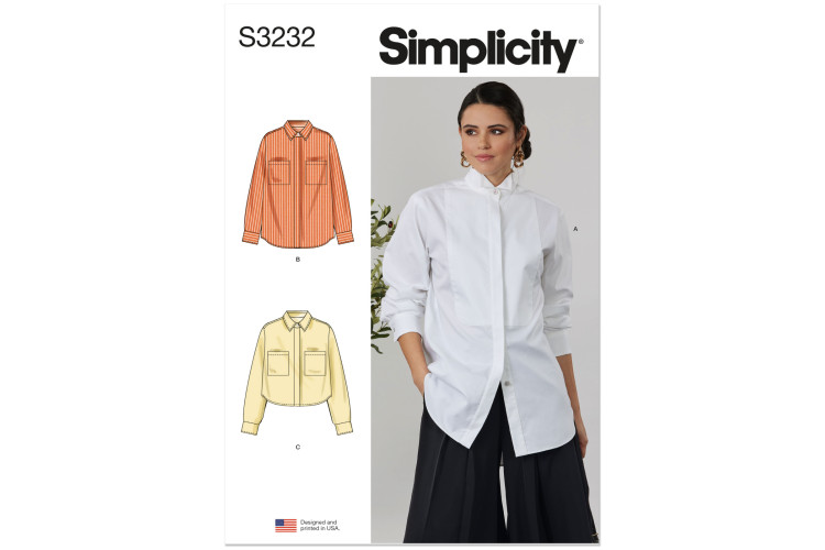 S3232 - Simplicity Sewing Pattern - Misses Top