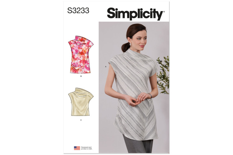 S3233 - Simplicity Sewing Pattern - Misses Top