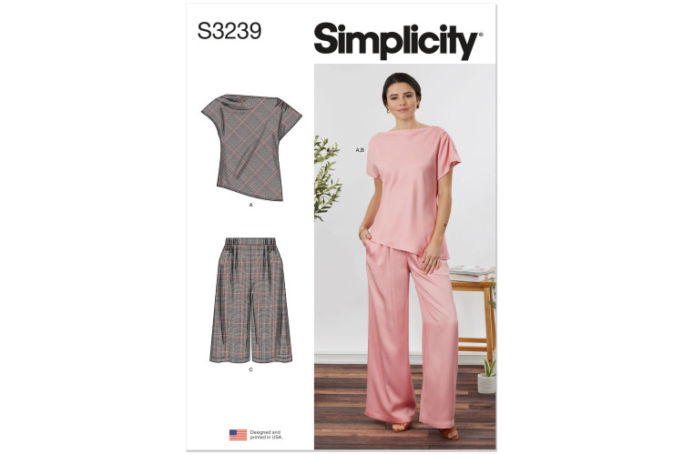 S3239 - Simplicity Sewing Pattern - Misses / Plus Size Casual Wear