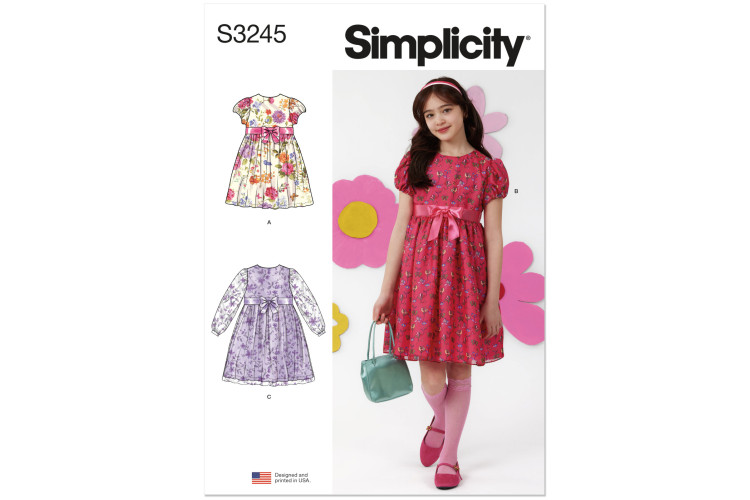 S3245 - Simplicity Sewing Pattern - Girl / Girl Plus Dress