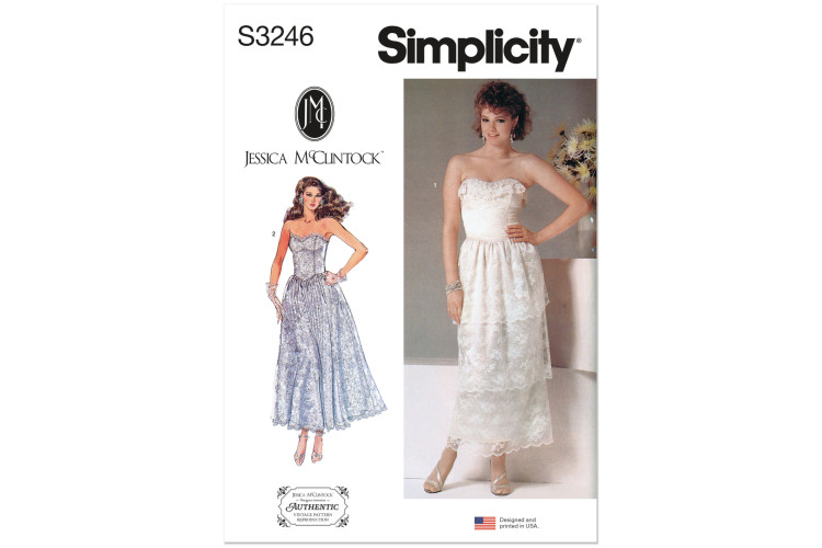 S3246 - Simplicity Sewing Pattern - Misses Dress