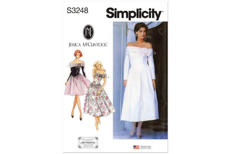 S3248 - Simplicity Sewing Pattern - Misses Dress