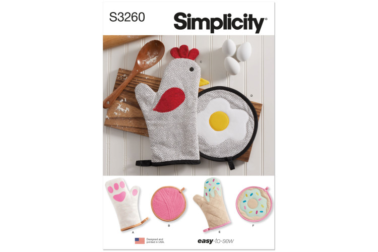 S3260 - Simplicity Sewing Pattern - Kitchen Home Decor