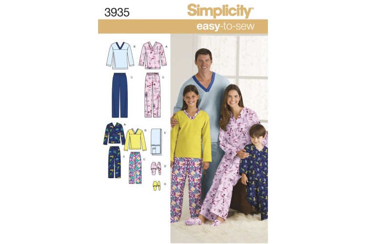 S3935 Child, Teen & Adult Sleepwear