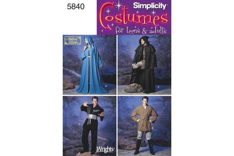 S5840 Misses', Men & Teen Costumes