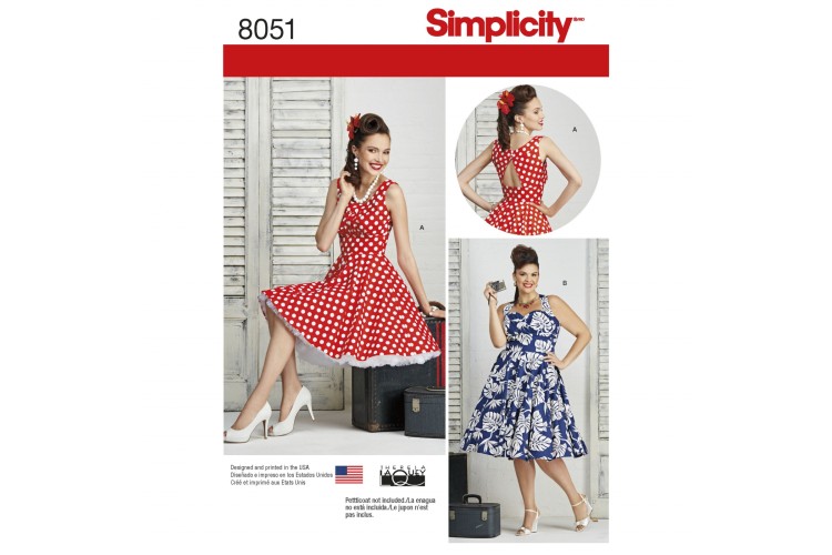 S8051 Misses and Plus Size Dresses