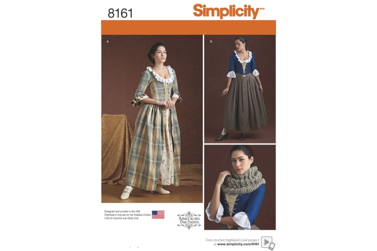 S8161  Misses' 18th Century Costumes