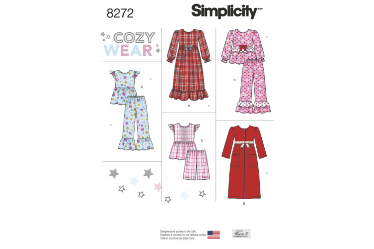 S8272 Child's and Girl's Sleepwear and Robe
