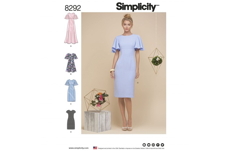 S8292 Misses' Dresses