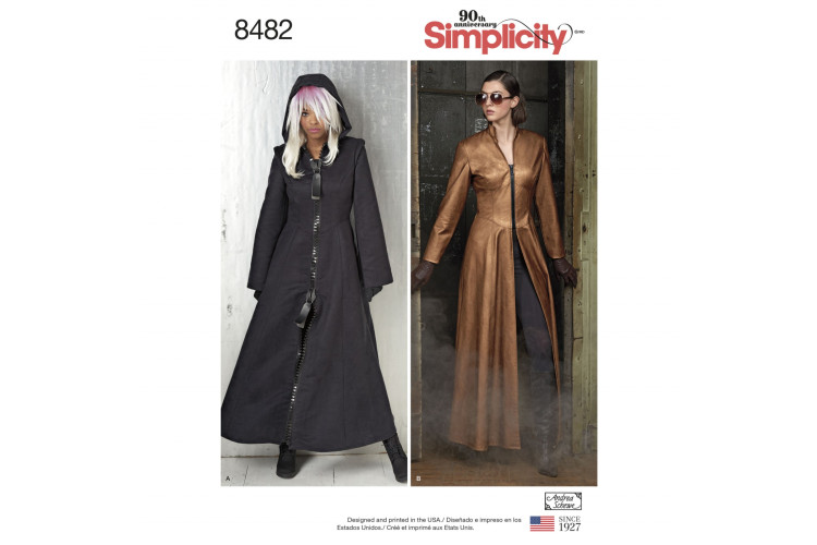 S8482 Misses' Costume Coats
