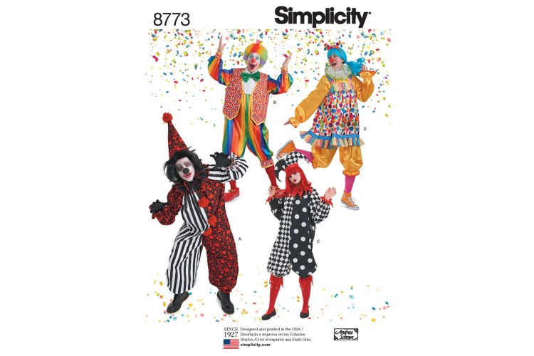 S8773 Traditional Clown Costume