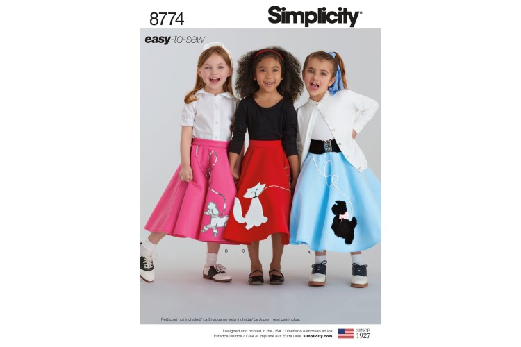 S8774 Girls' Jive Costumes