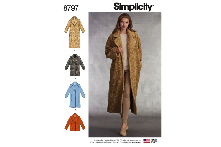 S8797 Lined Coat