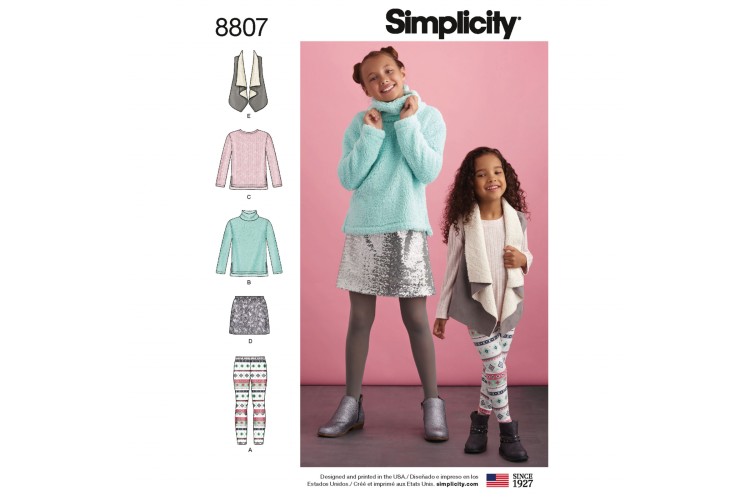 S8807 Child and Girls' Sportswear