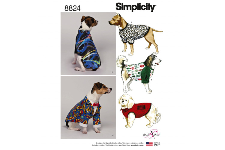 S8824 Dog Coats in Three Sizes