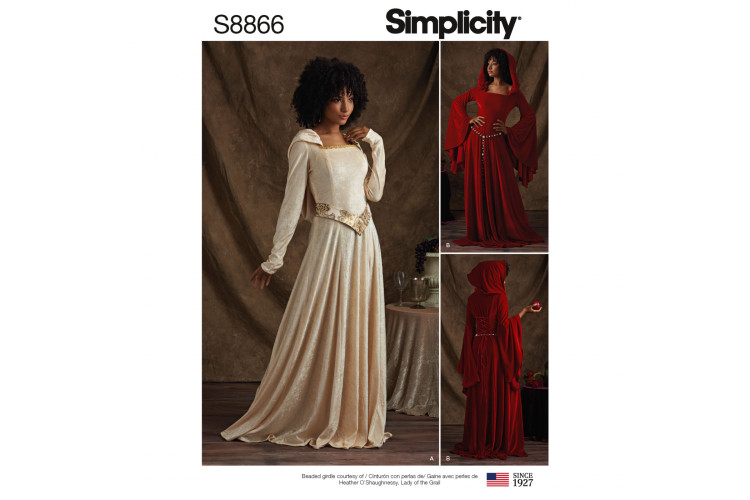 S8866 Misses'/ Miss Petite Costumes